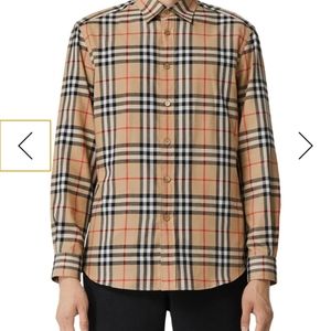 Burberry button down shirt